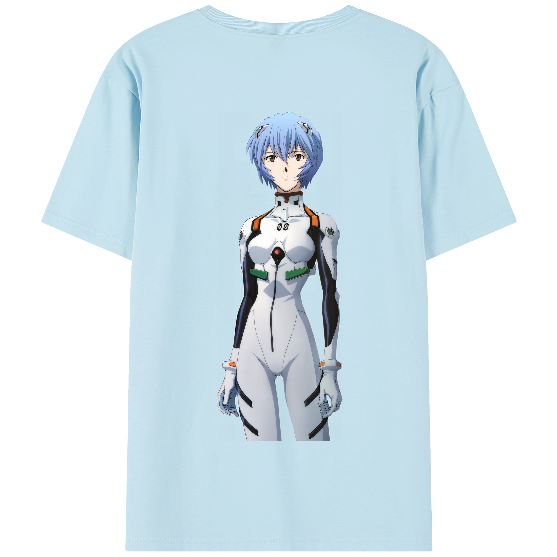 （画像用） EVA 新世紀エヴァンゲリオン 綿100％半袖Tシャツ（背面プリント）